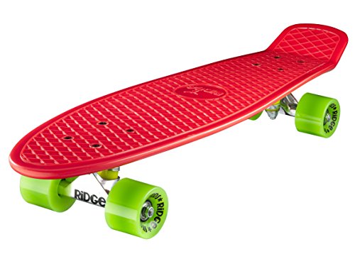 Ridge PB-27-Red-Green Skateboard, Red/Green, 69 cm Ridge PB-27-Red-Green Skateboard, Red/Green, 69 cm von Ridge