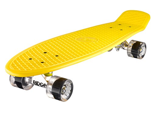 Ridge PB-27-Yellow-Clear Skateboard, Yellow/Clear, 69 cm Ridge PB-27-Yellow-Clear Skateboard, Yellow/Clear, 69 cm von Ridge