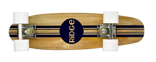 Ridge Retro Skateboard Mini Cruiser, weiß, 22 Zoll, WPB-22 Ridge Retro Skateboard Mini Cruiser, weiß, 22 Zoll, WPB-22 von Ridge Skateboards