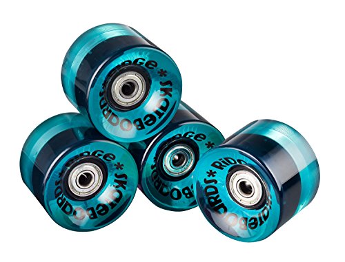 Ridge Skateboard Rollen Cruiser, klar blau, 59 mm, r-logo-cw Ridge Skateboard Rollen Cruiser, klar blau, 59 mm, r-logo-cw von Ridge Skateboards
