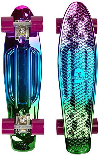 Ridge Skateboards 22" Neochrome Mini Cruiser Board Skateboard, komplett, 55cm Ridge Skateboards 22" Neochrome Mini Cruiser Board Skateboard, komplett, 55cm von Ridge Skateboards