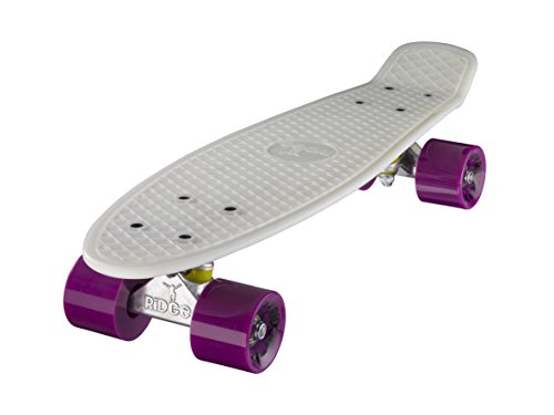 Ridge Skateboards Glow in the Dark Mini Cruiser Board Skateboard, komplett, 55cm Ridge Skateboards Glow in the Dark Mini Cruiser Board Skateboard, komplett, 55cm von Ridge Skateboards