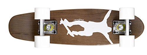 Ridge Skateboards Holz Ahorn Skateboard Mini Cruiser, Dark Dye NR1, komplett, 55cm, Mini Maple Dark Dye Number 1, Weiß, 56 cm Ridge Skateboards Holz Ahorn Skateboard Mini Cruiser, Dark Dye NR1, komplett, 55cm, Mini Maple Dark Dye Number 1, Weiß, 56 cm von Ridge Skateboards