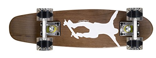 Ridge Skateboards Holz Ahorn Skateboard Mini Cruiser, Dark Dye NR1, komplett, 55cm von Ridge Skateboards