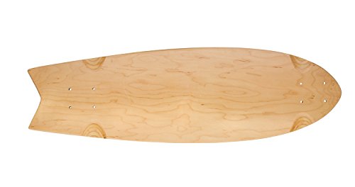 Ridge Skateboards Natural Range Shark Board Deck, 71 cm von Ridge Skateboards
