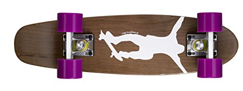 Ridge Unisex-Youth Cruiser Maple Holz Mini Number One Skateboard, Lila, 56 cm Ridge Unisex-Youth Cruiser Maple Holz Mini Number One Skateboard, Lila, 56 cm von Ridge Skateboards