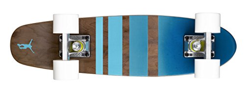 Ridge Unisex-Youth Cruiser Maple Holz Mini Number Three Skateboard, Weiß, 56 cm Ridge Unisex-Youth Cruiser Maple Holz Mini Number Three Skateboard, Weiß, 56 cm von Ridge Skateboards