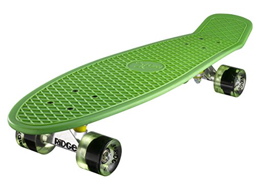 Ridge PB-27-Green-ClearGreen Skateboard, Green/Clear Green, 69 cm von Ridge Skateboards