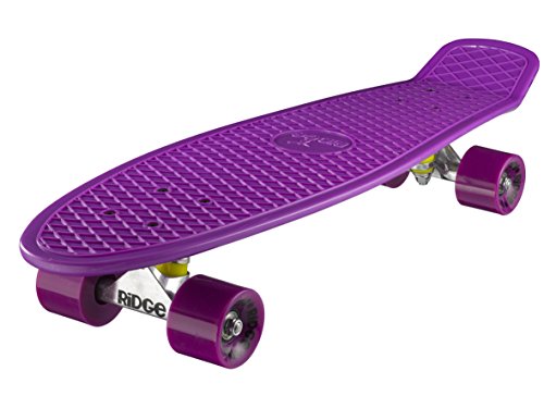 Ridge PB-27-Purple-Purple Skateboard, Purple/Purple, 69 cm Ridge PB-27-Purple-Purple Skateboard, Purple/Purple, 69 cm von Ridge Skateboards