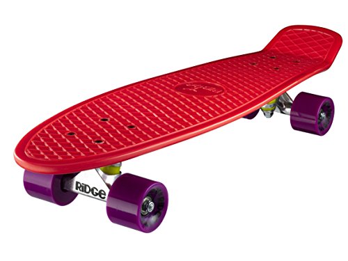 Ridge PB-27-Red-Purple Skateboard, Red/Purple, 69 cm Ridge PB-27-Red-Purple Skateboard, Red/Purple, 69 cm von Ridge Skateboards