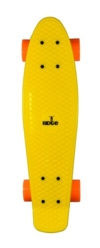 Ridge PB-27-Yellow-Orange Skateboard, Yellow/Orange, 69 cm von Ridge