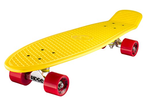 Ridge PB-27-Yellow-Red Skateboard, Yellow/Red, 69 cm von Ridge Skateboards