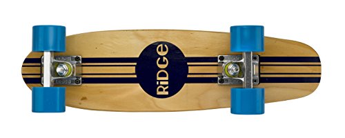 Ridge Retro Skateboard Mini Cruiser, blau, 22 Zoll, WPB-22 Ridge Retro Skateboard Mini Cruiser, blau, 22 Zoll, WPB-22 von Ridge Skateboards