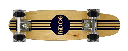 Ridge Retro Skateboard Mini Cruiser, klar, 22 Zoll, WPB-22 von Ridge Skateboards