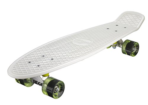 Ridge Skateboard Big Brother Nickel 69 cm Mini Cruiser, Glow/klar von Ridge Skateboards