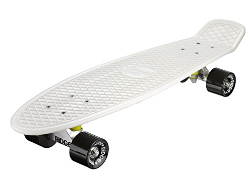 Ridge Skateboard Big Brother Nickel 69 cm Mini Cruiser, Glow/schwarz von Ridge