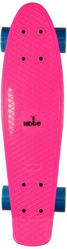 Ridge PB-27-Pink-Blue Skateboard, Pink/Blue, 69 cm von Ridge Skateboards