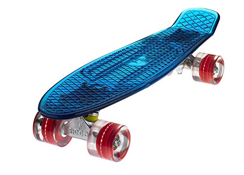 Ridge Skateboard Blaze Mini Cruiser , blau/rot, 55 cm von Ridge Skateboards