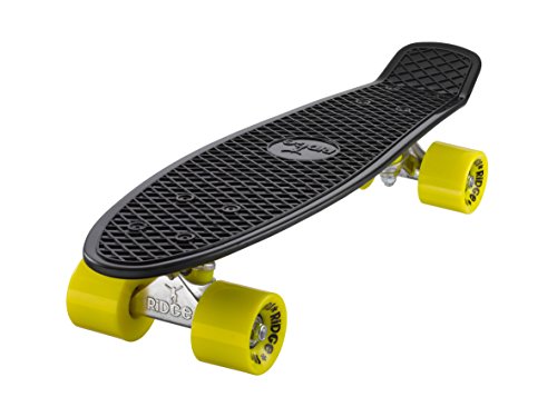 Ridge Skateboard Mini Cruiser, schwarz-gelb, 22 Zoll Ridge Skateboard Mini Cruiser, schwarz-gelb, 22 Zoll von Ridge