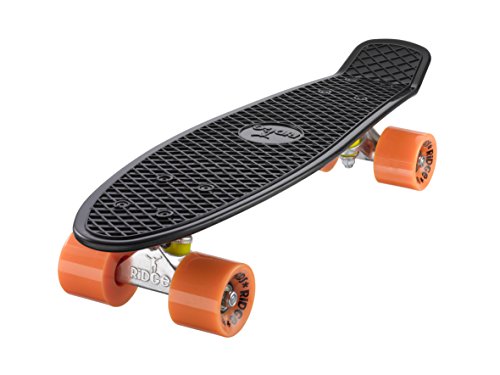 Ridge Skateboard Mini Cruiser, schwarz-orange, 22 Zoll Ridge Skateboard Mini Cruiser, schwarz-orange, 22 Zoll von Ridge