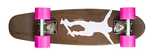 Ridge Skateboards Holz Ahorn Skateboard Mini Cruiser, Dark Dye NR1, komplett, 55cm Ridge Skateboards Holz Ahorn Skateboard Mini Cruiser, Dark Dye NR1, komplett, 55cm von Ridge Skateboards