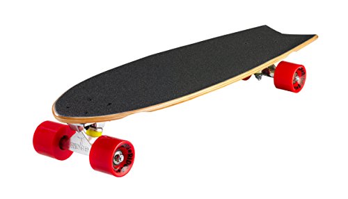 Ridge Skateboards Komplett Mini Cruiser Mini Longboard, Natural Range, Shark, Ahorn, 28 Inch von Ridge Skateboards