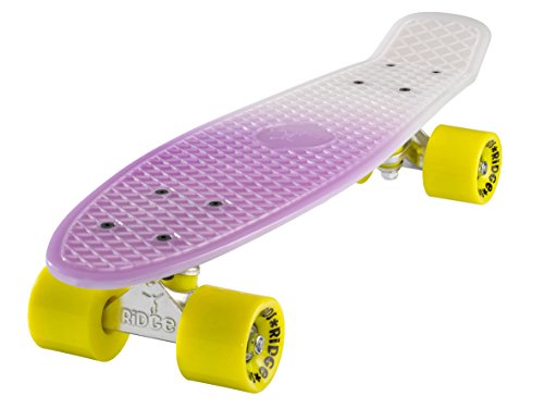 Ridge Unisex-Adult Hyperlight 22" Mini Cruiser Skateboard, Gelb Ridge Unisex-Adult Hyperlight 22" Mini Cruiser Skateboard, Gelb von Ridge