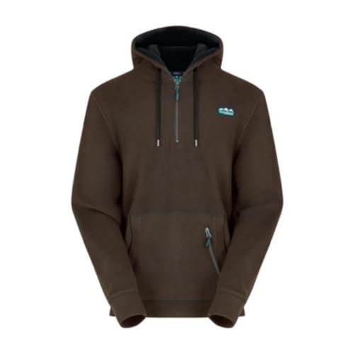 Ridgeline Ballistic Kapuzenpullover, langärmelig, Fleece, Größe XL, Rinde von Ridgeline