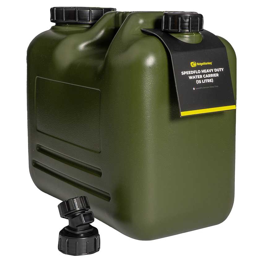 Ridgemonkey Speedflo Heavy Duty 15l Water Tank Grün von Ridgemonkey