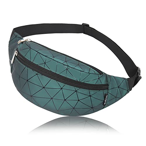 Gürteltasche Damen Bauchtasche Mode Hüfttasche Wasserdicht PU Leder Mädchen Umhängetaschen Handytasche Tasche Outdoor Sport Running Hüfttasche Urlaub Geld Pouch Pack Dunkelgrün Gürteltasche Damen Bauchtasche Mode Hüfttasche Wasserdicht PU Leder Mädchen Umhängetaschen Handytasche Tasche Outdoor Sport Running Hüfttasche Urlaub Geld Pouch Pack Dunkelgrün von Ridirun