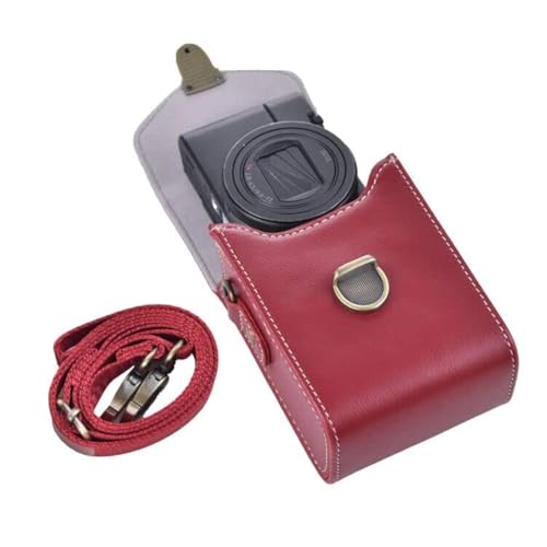 Rieibi Kameratasche für Sony RX100 & HX Series - Retro Ledertasche für Ricoh GR IIIx III II/Canon G7X II / G7X III / SX720/SX730/SX740 / G9X/G9X II - Rot Rieibi Kameratasche für Sony RX100 & HX Series - Retro Ledertasche für Ricoh GR IIIx III II/Canon G7X II / G7X III / SX720/SX730/SX740 / G9X/G9X II - Rot von Rieibi