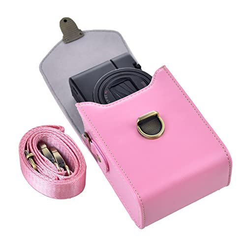 Rieibi Kameratasche für Sony RX100 & HX Series - Retro Ledertasche für Ricoh GR IIIx III II/Canon G7X II / G7X III / SX720/SX730/SX740 / G9X/G9X II - Rose Rieibi Kameratasche für Sony RX100 & HX Series - Retro Ledertasche für Ricoh GR IIIx III II/Canon G7X II / G7X III / SX720/SX730/SX740 / G9X/G9X II - Rose von Rieibi