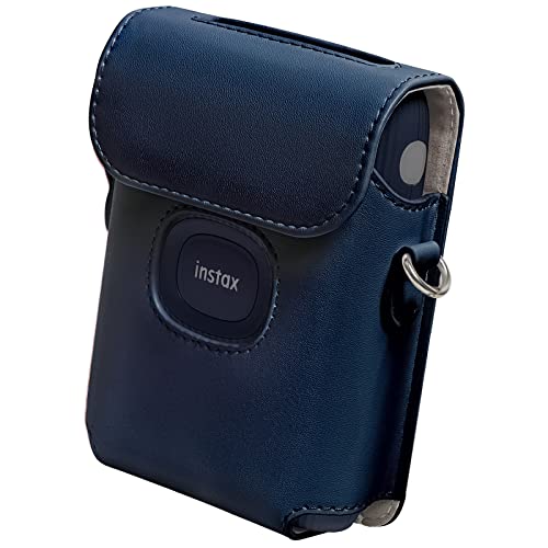 Rieibi Mini Link 2 Tasche - Schutzhülle für Fujifilm Instax Mini Link 2 Smartphone Drucker Mini Link 2 hülle mit Schultergurt, blau, Kosmetikkoffer von Rieibi
