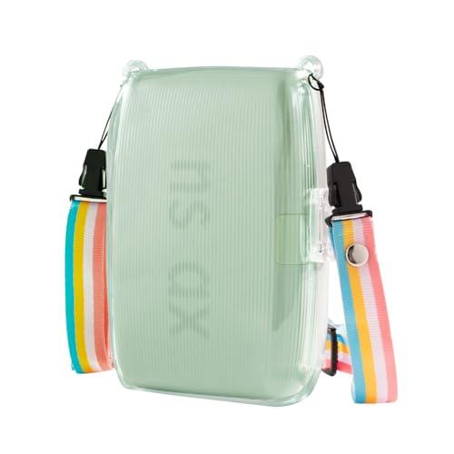 Rieibi Mini Link 3 Hülle - Schutzhülle für Fujifilm Instax Mini Link 3 Smartphone Drucker, transparente Hülle für Instax Mini Link 3 Cover mit Schultergurt Rieibi Mini Link 3 Hülle - Schutzhülle für Fujifilm Instax Mini Link 3 Smartphone Drucker, transparente Hülle für Instax Mini Link 3 Cover mit Schultergurt von Rieibi
