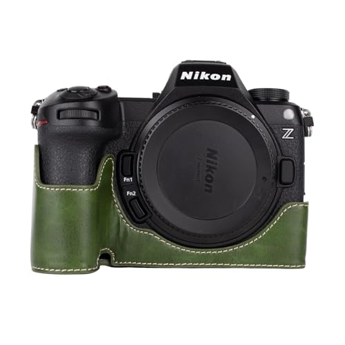 Rieibi Schutzhülle aus PU-Leder für Nikon Z6III Kamera – für Nikon Z6III Hülle mit Handgriff und Öffnung unten Rieibi Schutzhülle aus PU-Leder für Nikon Z6III Kamera – für Nikon Z6III Hülle mit Handgriff und Öffnung unten von Rieibi