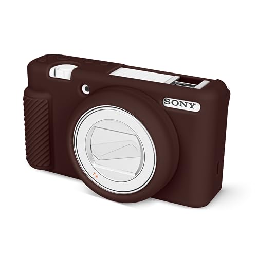 Rieibi ZV-1F Tasche, weiche Silikon Schutzhülle für Sony ZV1F ZV-1F Vlog Kamera & ZV-1 Mark II Kamera, Hülle für Sony ZV1F / ZV-1 II/ZV-1M2 - Braun Rieibi ZV-1F Tasche, weiche Silikon Schutzhülle für Sony ZV1F ZV-1F Vlog Kamera & ZV-1 Mark II Kamera, Hülle für Sony ZV1F / ZV-1 II/ZV-1M2 - Braun von Rieibi