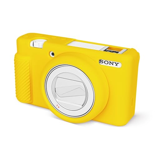 Rieibi ZV-1F Tasche, weiche Silikon Schutzhülle für Sony ZV1F ZV-1F Vlog Kamera & ZV-1 Mark II Kamera, Hülle für Sony ZV1F / ZV-1 II/ZV-1M2 - Gelb Rieibi ZV-1F Tasche, weiche Silikon Schutzhülle für Sony ZV1F ZV-1F Vlog Kamera & ZV-1 Mark II Kamera, Hülle für Sony ZV1F / ZV-1 II/ZV-1M2 - Gelb von Rieibi