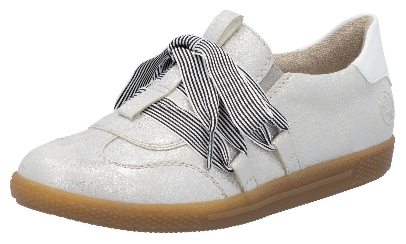 Rieker Slip-On Sneaker, Slipper, Halbschuh, Freizeitsneaker mit modischem Schnürelement Rieker Slip-On Sneaker, Slipper, Halbschuh, Freizeitsneaker mit modischem Schnürelement von Rieker