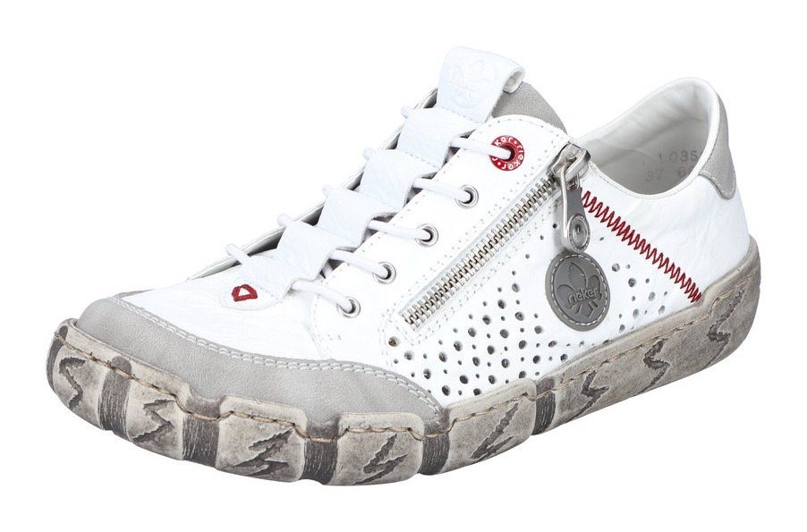 Rieker Slip-On Sneaker mit Sohle im Used-Look, Freizeitschuh, Halbschuh, Schlupfschuh Rieker Slip-On Sneaker mit Sohle im Used-Look, Freizeitschuh, Halbschuh, Schlupfschuh von Rieker