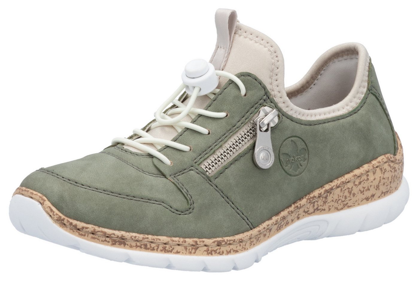 Rieker Slip-On Sneaker Schnürschuh, Halbschuh, Slipper mit leichter Laufsohle Rieker Slip-On Sneaker Schnürschuh, Halbschuh, Slipper mit leichter Laufsohle von Rieker