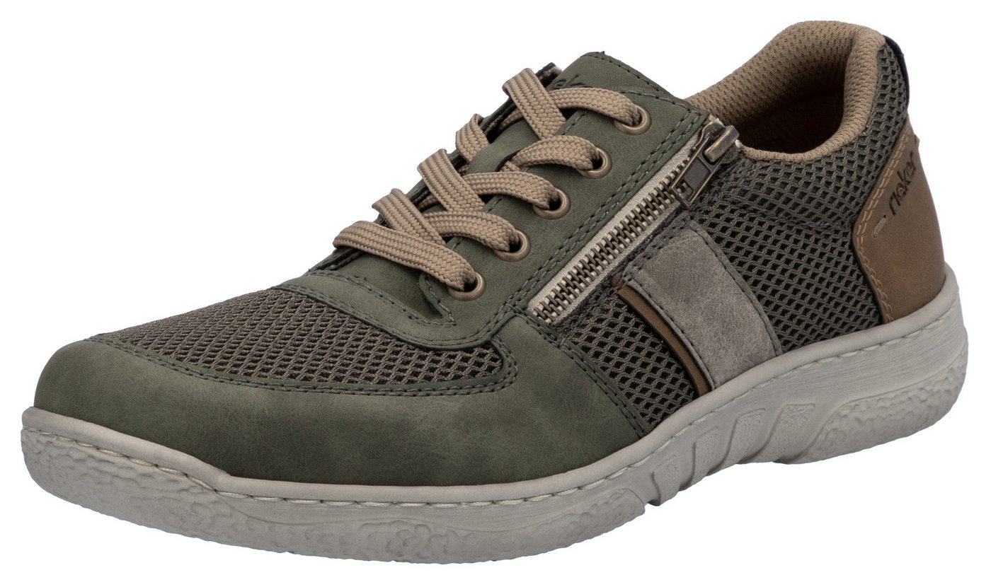 Rieker Sneaker, Halbschuh, Schnürschuh, Freizeitschuh mit seitlichem Reißverschluss Rieker Sneaker, Halbschuh, Schnürschuh, Freizeitschuh mit seitlichem Reißverschluss von Rieker