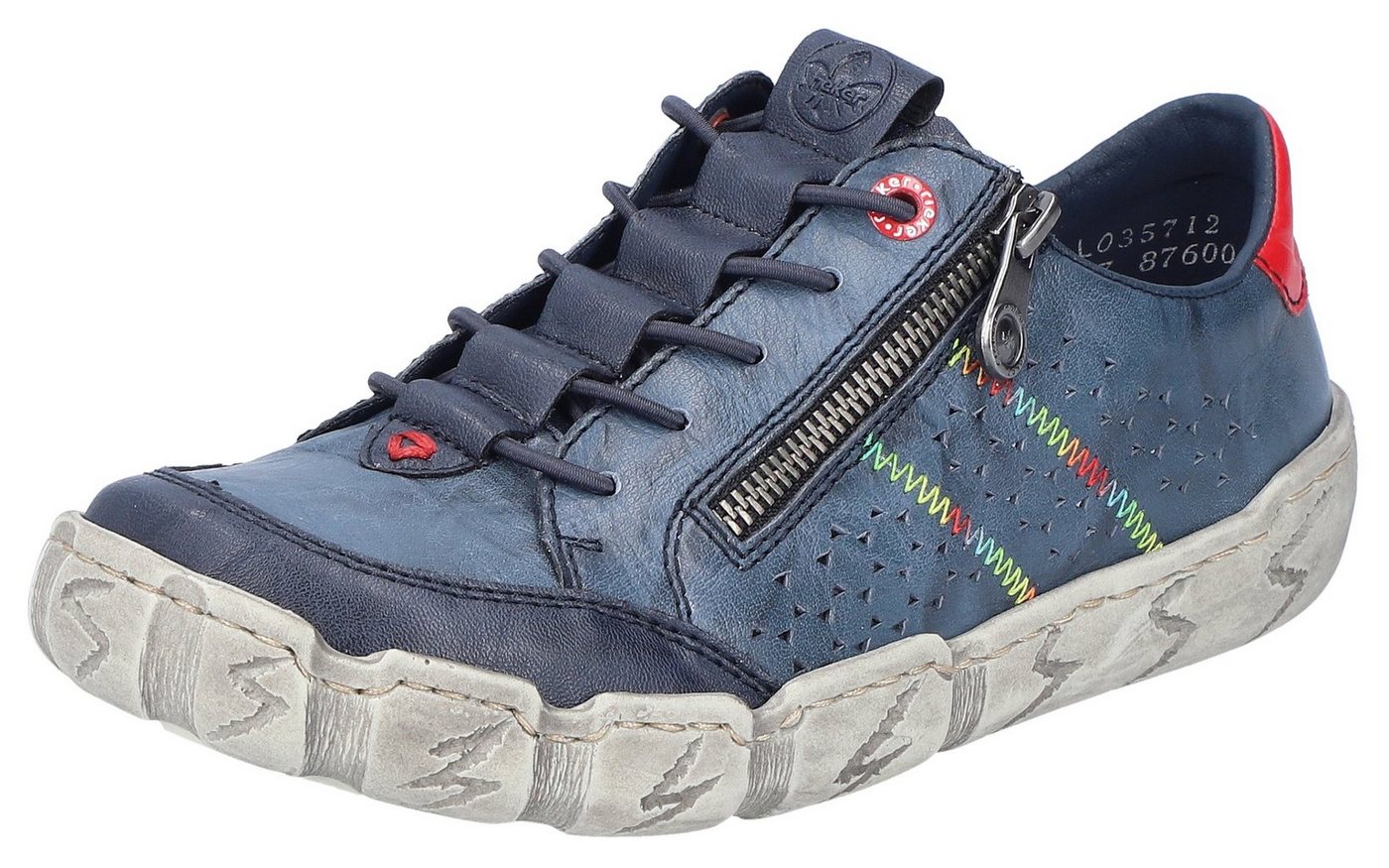 Rieker Sneaker Freizeitschuh, Halbschuh, Schlupfschuh, mit bunter Ziernaht Rieker Sneaker Freizeitschuh, Halbschuh, Schlupfschuh, mit bunter Ziernaht von Rieker