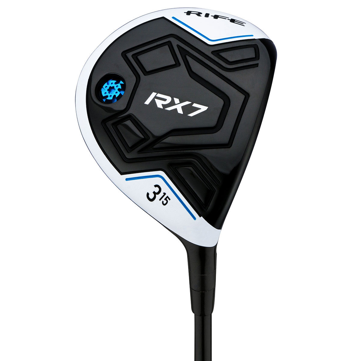 Rife Black and White RX7 Regular Right Hand Graphite Golf Fairway Wood, Size: 15° | American Golf - Father's Day Gift von Rife