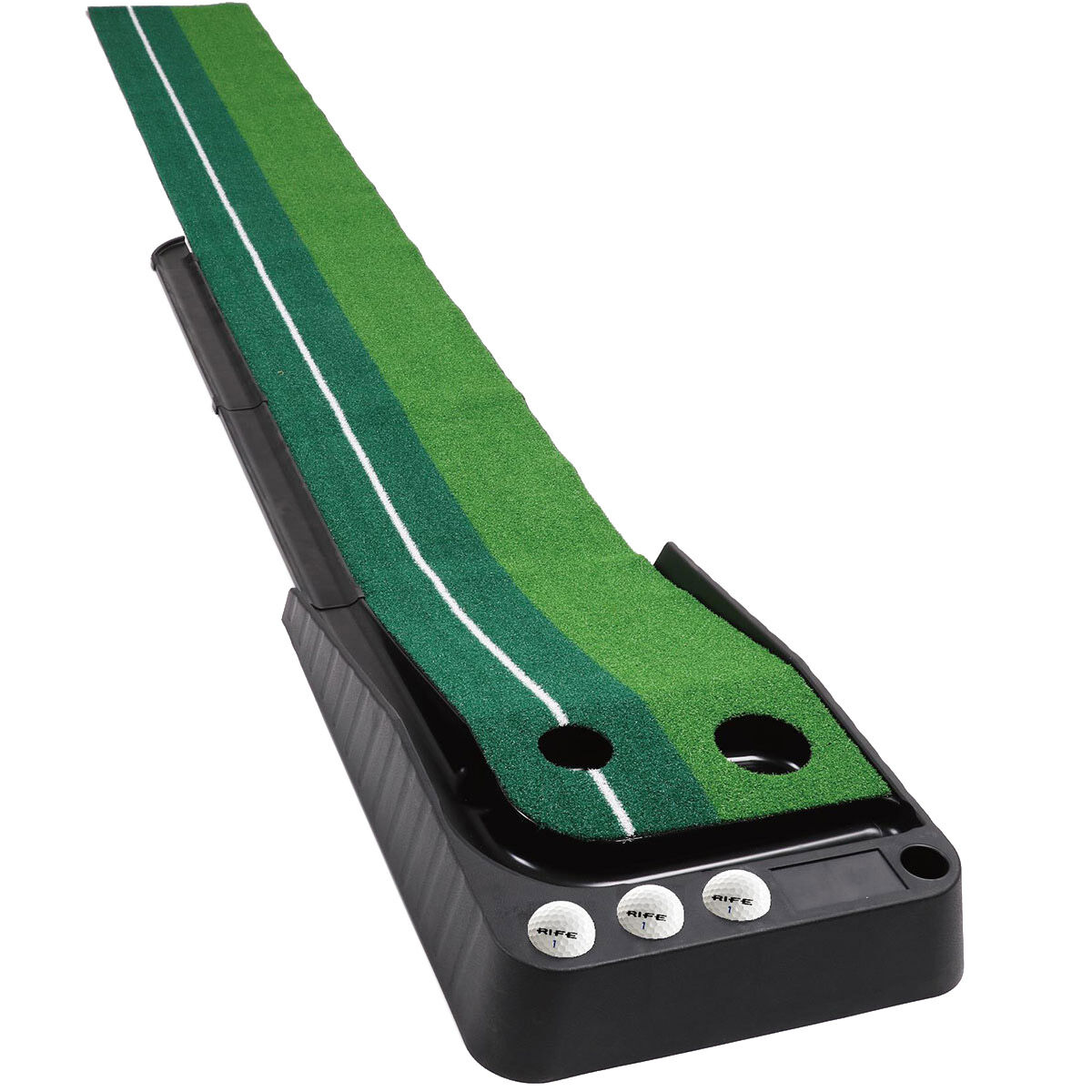 Rife Deluxe Edition Golf Putting Mat, Mens, Green, 300x30cm | American Golf von Rife