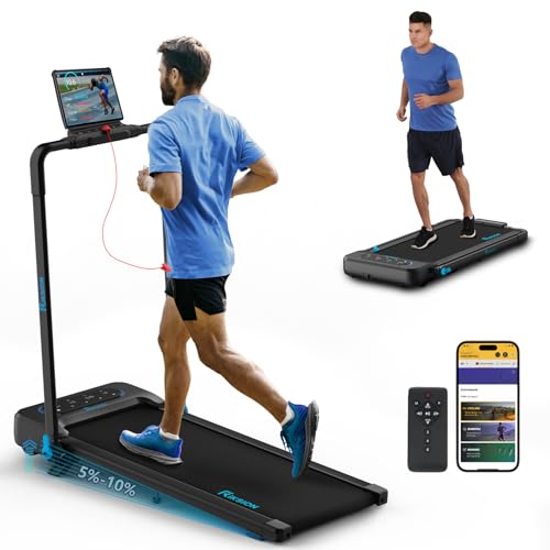 Riksion Laufband für Zuhause, Laufband Klappbar bis 14 km/h,Walking Pad mit 12 Voreingestellte Programme, Elektrisches Laufband mit LED-Anzeige, Fernbedienung und App, Keine Montage Erforderlich Riksion Laufband für Zuhause, Laufband Klappbar bis 14 km/h,Walking Pad mit 12 Voreingestellte Programme, Elektrisches Laufband mit LED-Anzeige, Fernbedienung und App, Keine Montage Erforderlich von Riksion