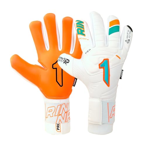 RINAT Nkam Prime W/G Torwarthandschuhe, für Erwachsene, Unisex, Weiß, Grün, Größe 8 von Rinat