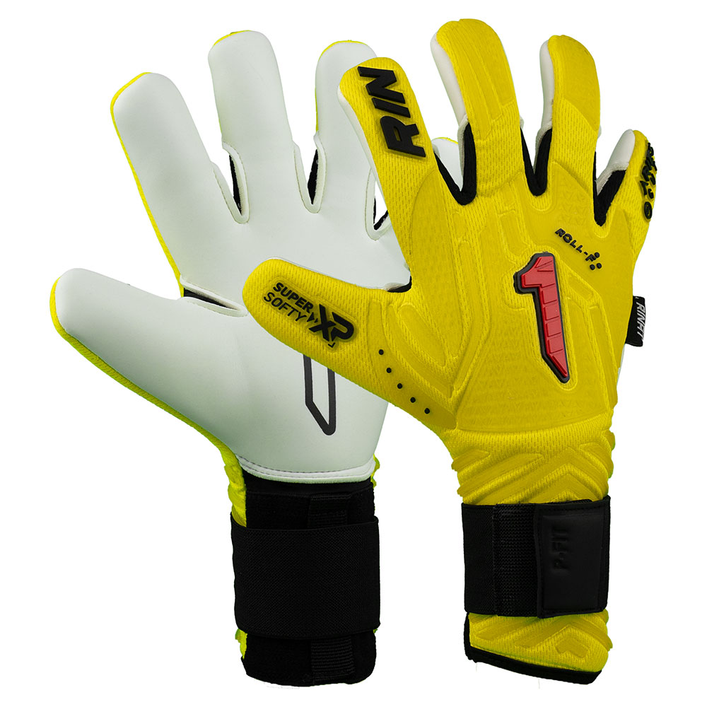 Rinat Aries Nemesis Prime Junior Goalkeeper Gloves Gelb 4 Rinat Aries Nemesis Prime Junior Goalkeeper Gloves Gelb 4 von Rinat