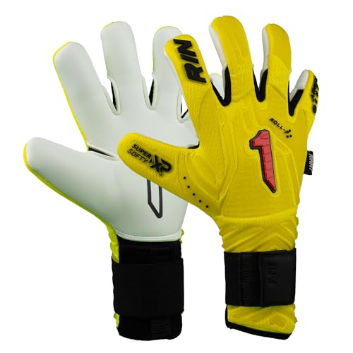Rinat Aries Nemesis Prime Junior Torwarthandschuhe, Gelb, Größe 4 Rinat Aries Nemesis Prime Junior Torwarthandschuhe, Gelb, Größe 4 von Rinat