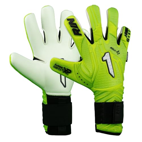 Rinat Aries Nemesis Prime Junior Torwarthandschuhe, Grün, Größe 5 von Rinat