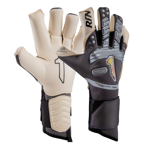 Rinat Aries Pro Torwarthandschuhe, Grau, für Erwachsene, Unisex, Größe 10 von Rinat